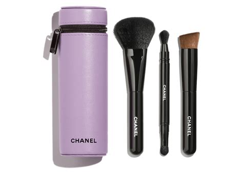 chanel collection of 3 essential brushes|CHANEL.